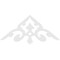 Ekena Millwork Pitch Whitman Architectural Grade PVC Gable Pediment, 72"W x 30"H x 1"P (10/12) GPP072X030X100WHI - alternate 5
